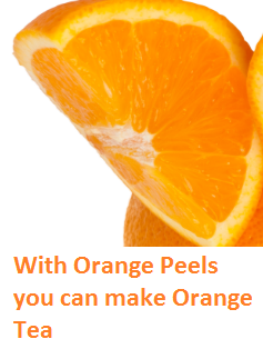 With Orange Peels you can make Orange Tea - Oranges citrus fruit peel (Santre Ke Chilke) 