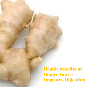 Health benefits of Ginger Juice - Improves Digestion Health benefits of Ginger Juice - Improves Digestion