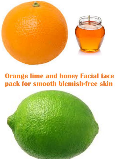 Orange lime and honey Facial face pack for smooth blemish-free skin Orange lime and honey Facial face pack for smooth blemish-free skin