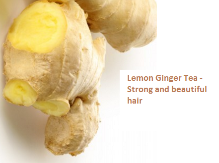 Lemon Ginger Tea - Strong and beautiful hair Lemon Ginger Tea - Strong and beautiful hair