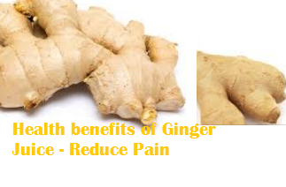 Health benefits of Ginger Juice - Reduce Pain Health benefits of Ginger Juice - Reduce Pain