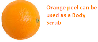Orange peel can be used as a Body Scrub - Oranges citrus fruit peel (Santre Ke Chilke) 