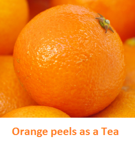 Orange peels as a Tea - Oranges citrus fruit peel (Santre Ke Chilke) 