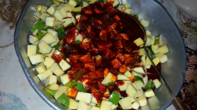 Easy to make Raw Mango Pickle Easy to make Raw Mango Pickle