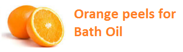 Orange peels for Bath Oil Oranges citrus fruit peel 
