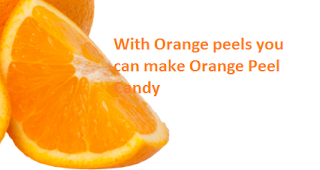 With Orange peels you can make Orange Peel Candy - Oranges citrus fruit peel (Santre Ke Chilke) 