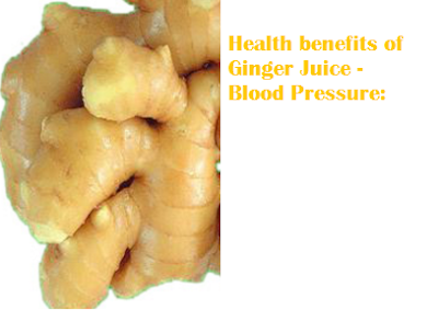 Health benefits of Ginger Juice - Blood Pressure: Health benefits of Ginger Juice - Blood Pressure: