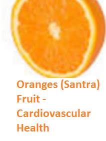Oranges (Santra) Fruit - Cardiovascular Health Oranges (Santra) Fruit - Cardiovascular Health