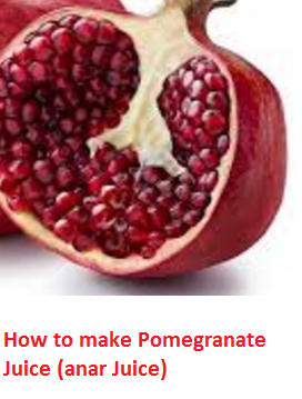 How to make Pomegranate Juice (anar Juice) How to make Pomegranate Juice (anar Juice)