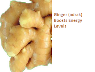 Ginger (adrak) Boosts Energy Levels Ginger (adrak) Boosts Energy Levels