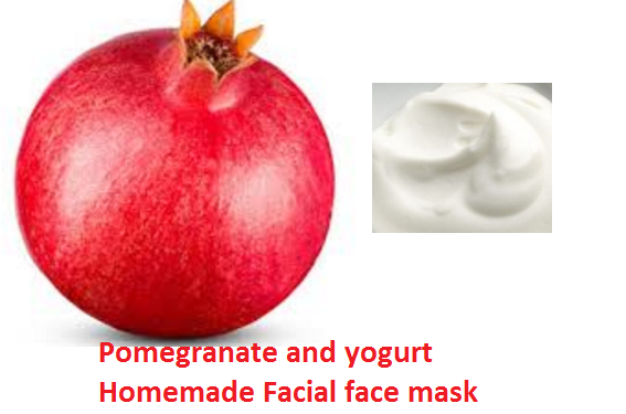 Pomegranate and yogurt Homemade Facial face mask Pomegranate and yogurt Homemade Facial face mask