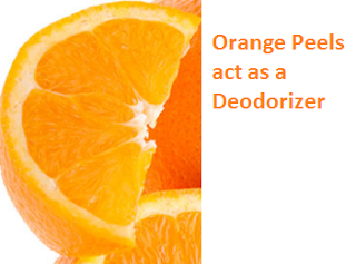 Orange Peels act as a Deodorizer - Oranges citrus fruit peel (Santre Ke Chilke) 