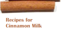 Recipes for Cinnamon Milk Recipes for Cinnamon Milk