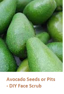 Avocado Seeds or Pits - DIY Face Scrub Avocado Seeds or Pits - DIY Face Scrub