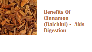 Benefits Of Cinnamon (Dalchini) - Aids Digestion Benefits Of Cinnamon (Dalchini) - Aids Digestion
