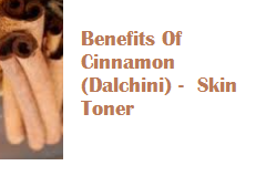 Benefits Of Cinnamon (Dalchini) - Skin Toner Benefits Of Cinnamon (Dalchini) - Skin Toner