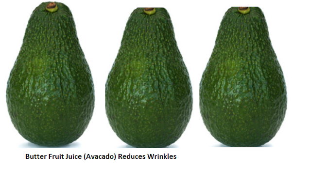 Butter Fruit Juice (Avocado) Reduces Wrinkles: Butter Fruit Juice (Avocado) Reduces Wrinkles: